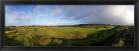 Framed Golf course on a landscape, Royal Troon Golf Club, Troon, South Ayrshire, Scotland Print