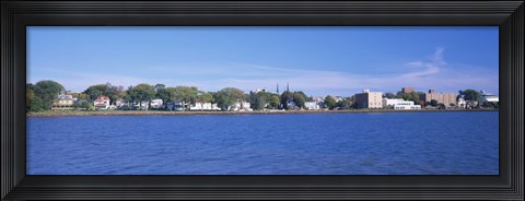 Framed Buildings at the waterfront, Charlottetown, Prince Edward Island, Canada Print