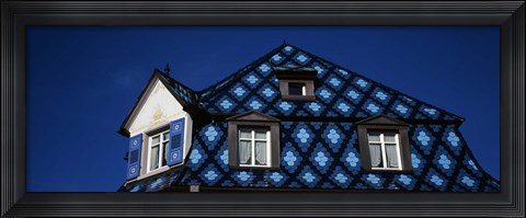 Framed High section view of a house, Germany Print