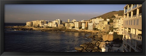 Framed City at the waterfront, Bantry Bay, Cape Town, Western Cape Province, Republic of South Africa Print