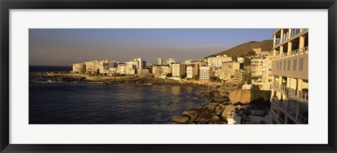 Framed City at the waterfront, Bantry Bay, Cape Town, Western Cape Province, Republic of South Africa Print