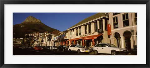 Framed Traffic on the road, Lion&#39;s Head, Camps Bay, Cape Town, Western Cape Province, Republic of South Africa Print