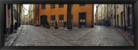 Framed Buildings in a city, Gamla Stan, Stockholm, Sweden Print