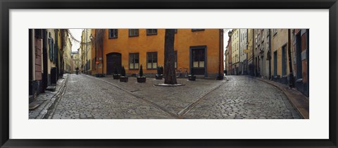 Framed Buildings in a city, Gamla Stan, Stockholm, Sweden Print