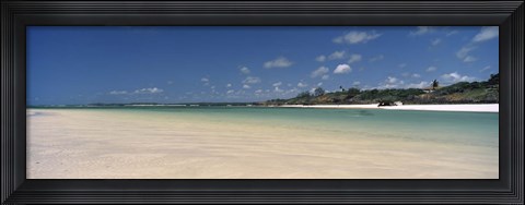 Framed Mountain at the coast, Watamu Marine National Park, Watamu, Coast Province, Kenya Print