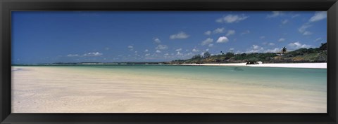 Framed Mountain at the coast, Watamu Marine National Park, Watamu, Coast Province, Kenya Print