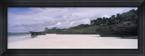 Framed Rocks on the beach, Watamu Marine National Park, Watamu, Coast Province, Kenya Print