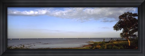 Framed Clouds over a lake, Lake Victoria, Kenya Print