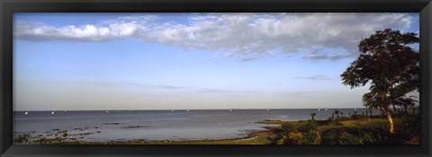 Framed Clouds over a lake, Lake Victoria, Kenya Print