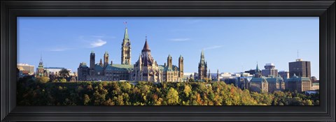 Framed Parliament Building, Parliament Hill, Ottawa, Canada Print