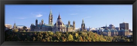 Framed Parliament Building, Parliament Hill, Ottawa, Canada Print