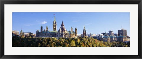 Framed Parliament Building, Parliament Hill, Ottawa, Canada Print