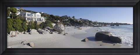 Framed Buildings at the waterfront, Clifton Beach, Cape Town, Western Cape Province, South Africa Print
