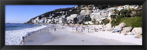 Framed Clifton Beach, Cape Town, Western Cape Province, South Africa Print