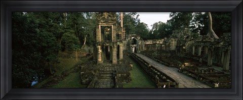 Framed Preah Khan, Angkor, Cambodia Print