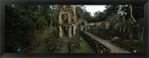 Framed Preah Khan, Angkor, Cambodia Print