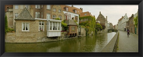 Framed Bruges, West Flanders, Belgium Print