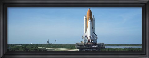 Framed Rollout of Space Shuttle Discovery, NASA Kennedy Space Center, Cape Canaveral, Brevard County, Florida, USA Print