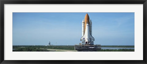 Framed Rollout of Space Shuttle Discovery, NASA Kennedy Space Center, Cape Canaveral, Brevard County, Florida, USA Print