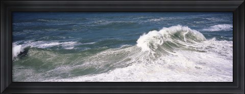 Framed High angle view of waves in the sea, Australia Print