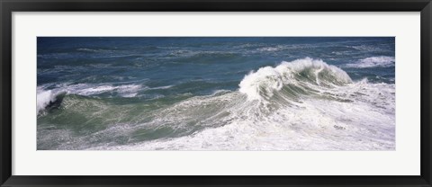 Framed High angle view of waves in the sea, Australia Print