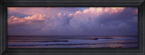 Framed Clouds over the sea, Gold Coast, Queensland, Australia Print