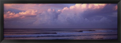 Framed Clouds over the sea, Gold Coast, Queensland, Australia Print