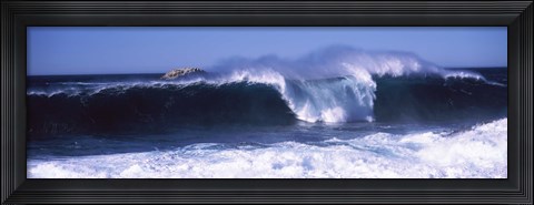 Framed Ocean, Big Sur, California Print