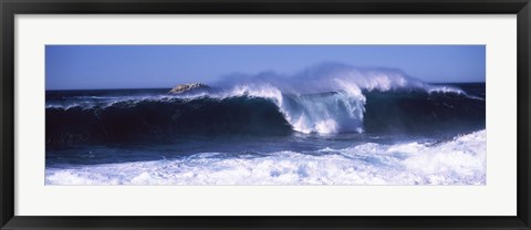 Framed Ocean, Big Sur, California Print