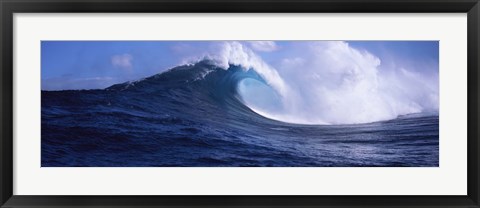 Framed Waves in the sea, Maui, Hawaii Print