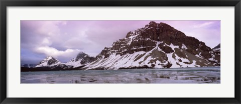 Framed Clouds over mountains, Banff, Alberta, Canada Print