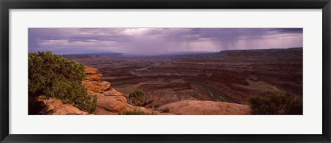 Framed Clouds over an arid landscape, Canyonlands National Park, San Juan County, Utah Print