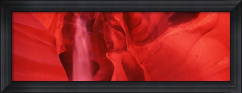 Framed Red Rock formations, Antelope Canyon, Arizona Print
