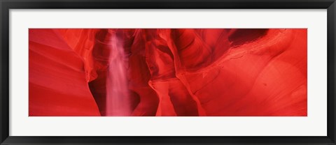 Framed Red Rock formations, Antelope Canyon, Arizona Print