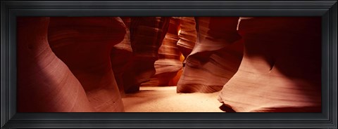 Framed Rock formations, Antelope Canyon, Arizona Print