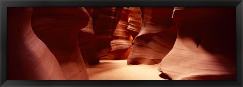 Framed Rock formations, Antelope Canyon, Arizona Print