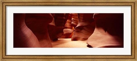 Framed Rock formations, Antelope Canyon, Arizona Print