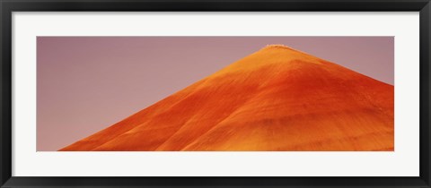 Framed Painted Hills, John Day Fossil Beds National Park, Wheeler County, Oregon Print