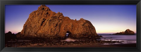 Framed Pfeiffer Beach, Big Sur, California Print