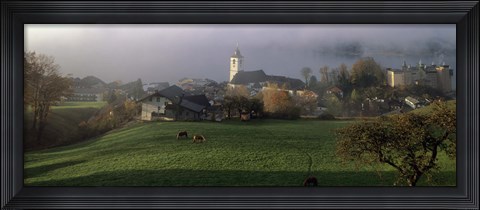 Framed Wolfgangsee, Salzkammergut, Austria Print