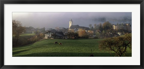 Framed Wolfgangsee, Salzkammergut, Austria Print