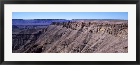 Framed High angle view of a canyon, Fish River Canyon, Namibia Print