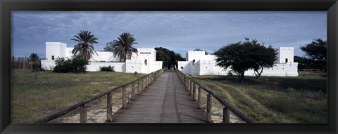 Framed Lodge, Fort Namutoni, Etosha National Park, Kunene Region, Namibia Print