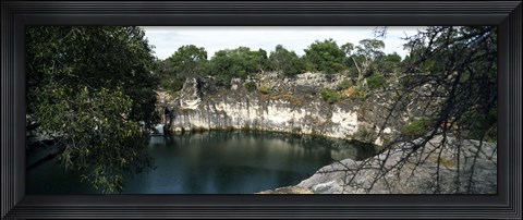 Framed Lake Otjikoto, Namibia Print