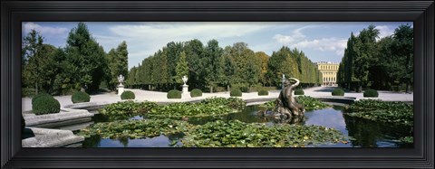 Framed Fountain at a palace, Schonbrunn Palace, Vienna, Austria Print