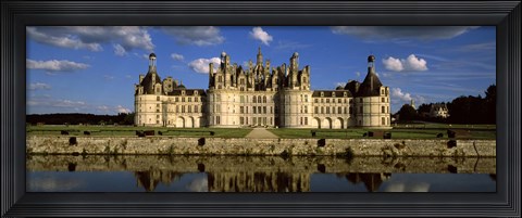 Framed Facade of a castle, Chateau De Chambord, Loire Valley, Chambord, Loire-Et-Cher, France Print