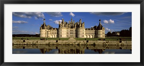 Framed Facade of a castle, Chateau De Chambord, Loire Valley, Chambord, Loire-Et-Cher, France Print