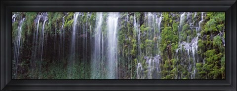 Framed Mossbrae Waterfall, Sacramento River, Dunsmuir, Siskiyou County, California Print