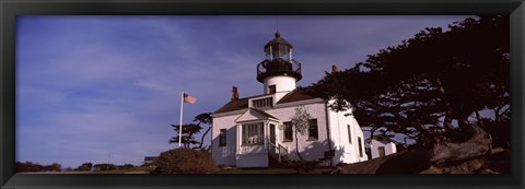 Framed Point Pinos Lighthouse, Pacific Grove, Monterey County, California Print