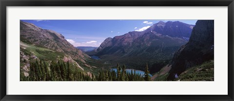 Framed Alpine Lake, US Glacier National Park, Montana Print